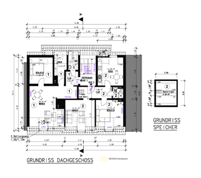 Grundriss Dachgeschoss