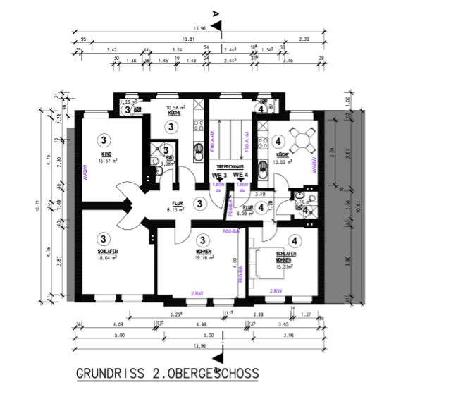 Grundriss 2.Obergeschoss