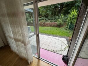 Terrasse aus Schlafzimmer