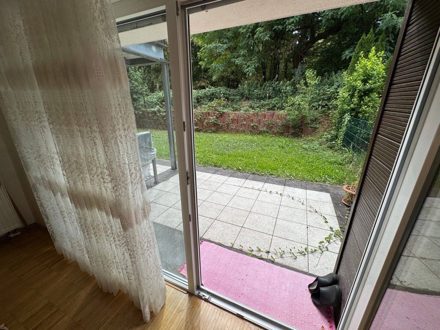 Terrasse aus Schlafzimmer
