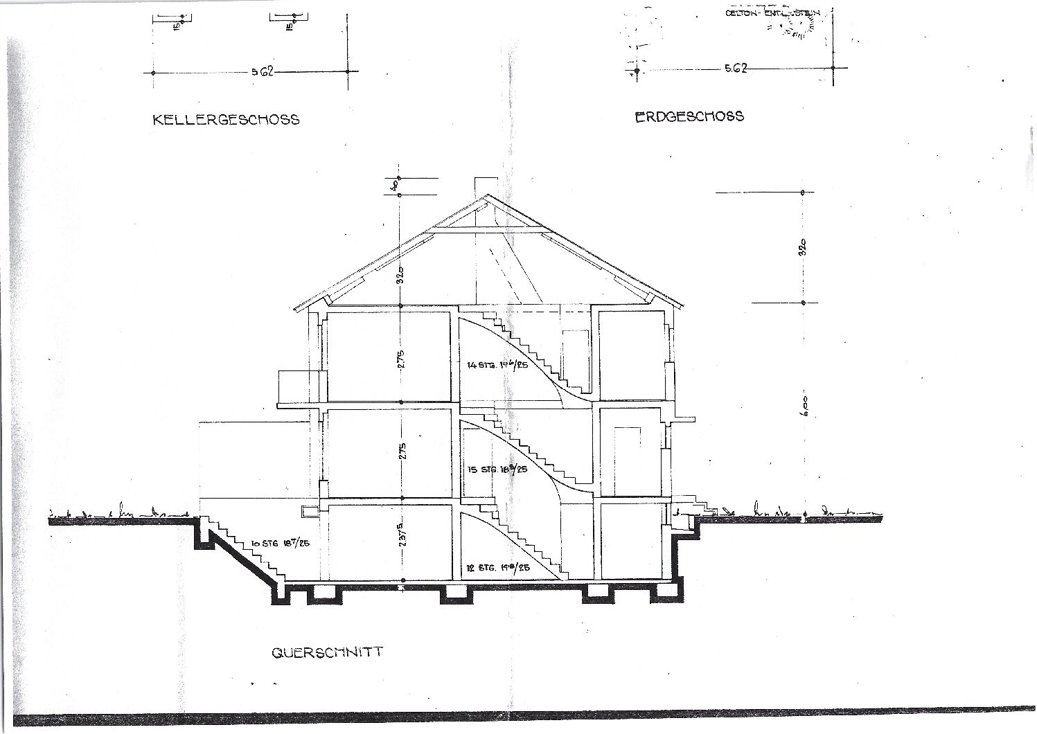 Grundriss und Schnitt